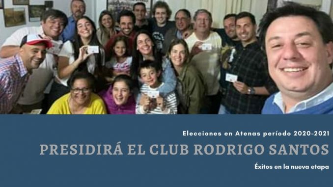 rodrigo santos nuevo presidente atenas
